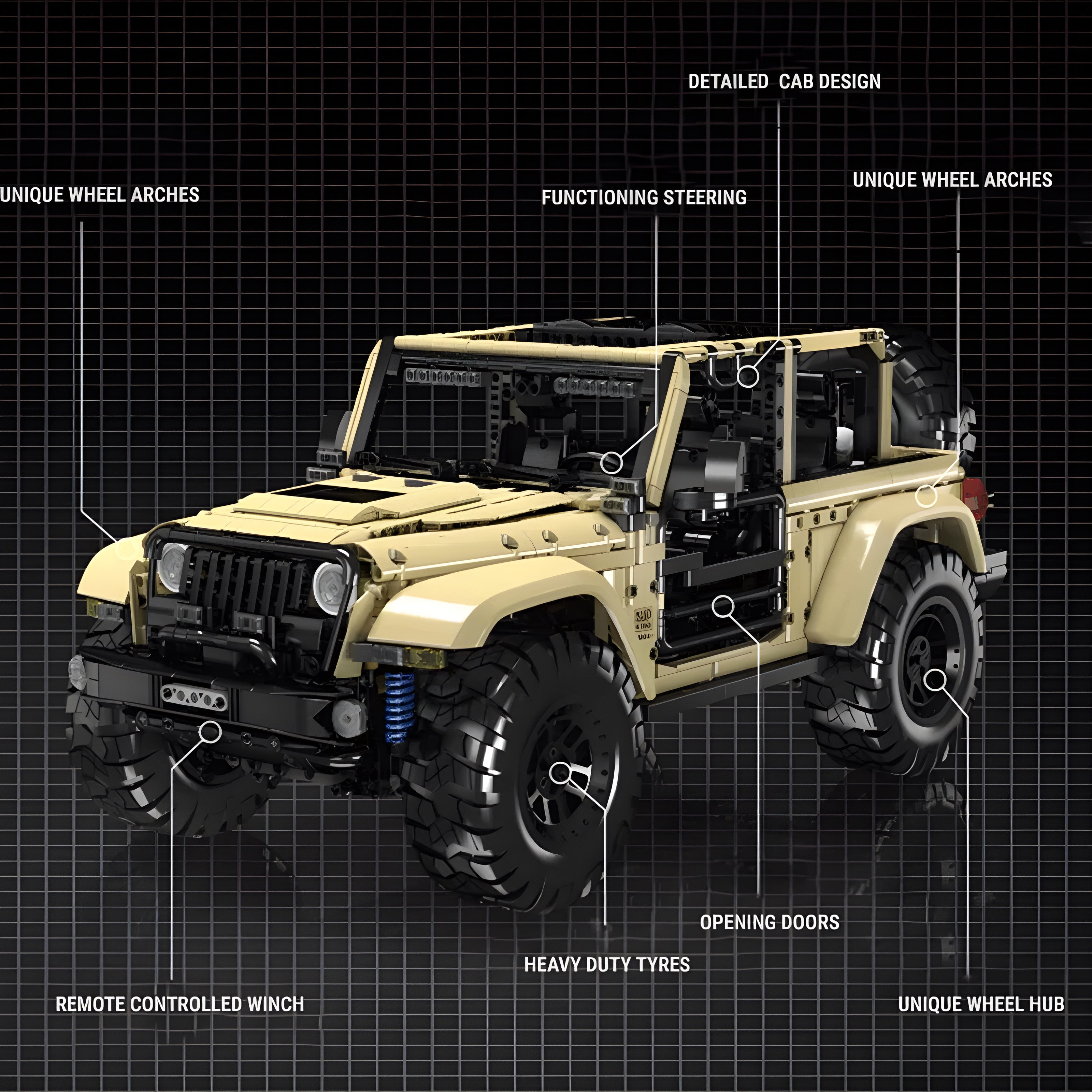 THE ULTIMATE OFF ROADER | 3620PCS