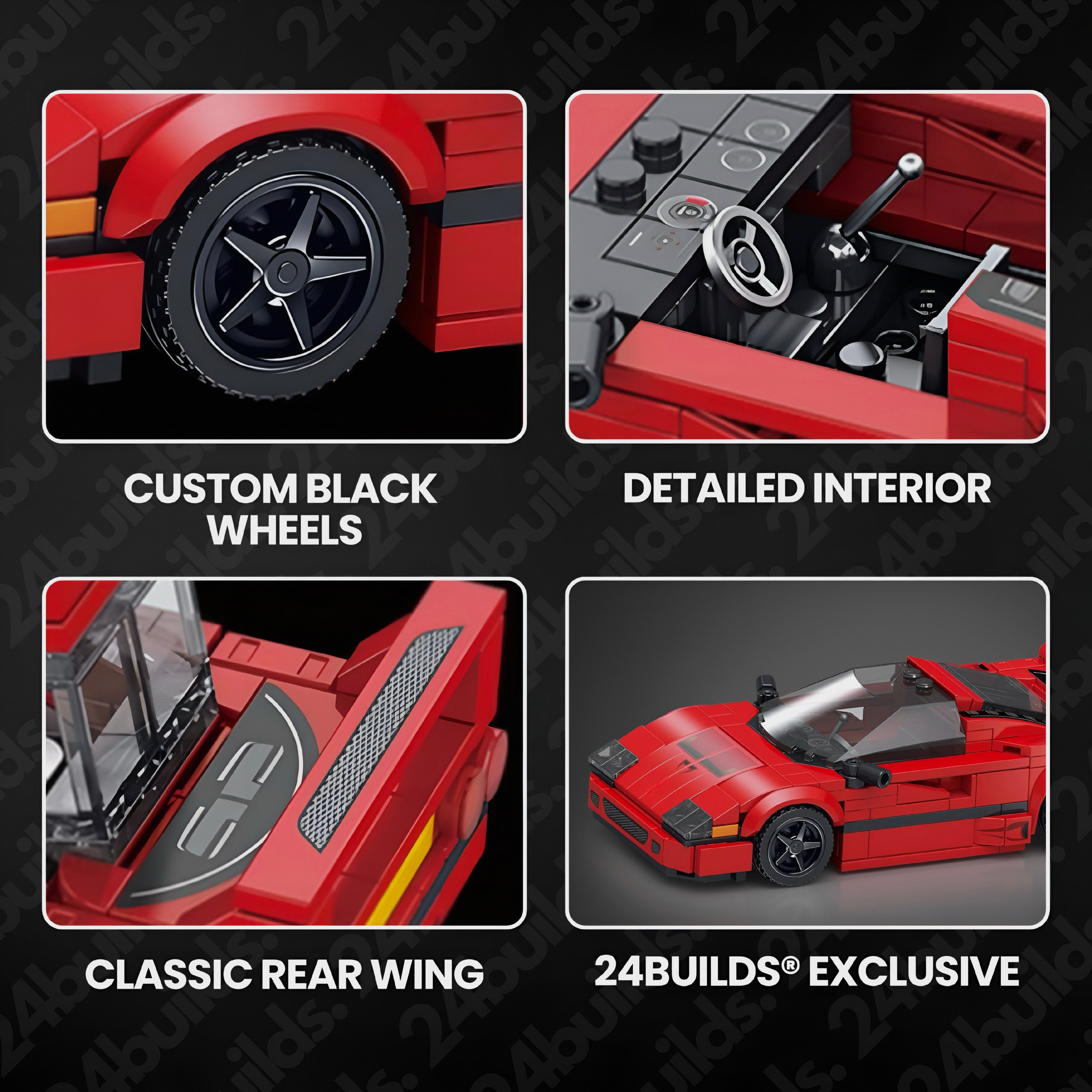 24BUILDS® F40 | 324PCS
