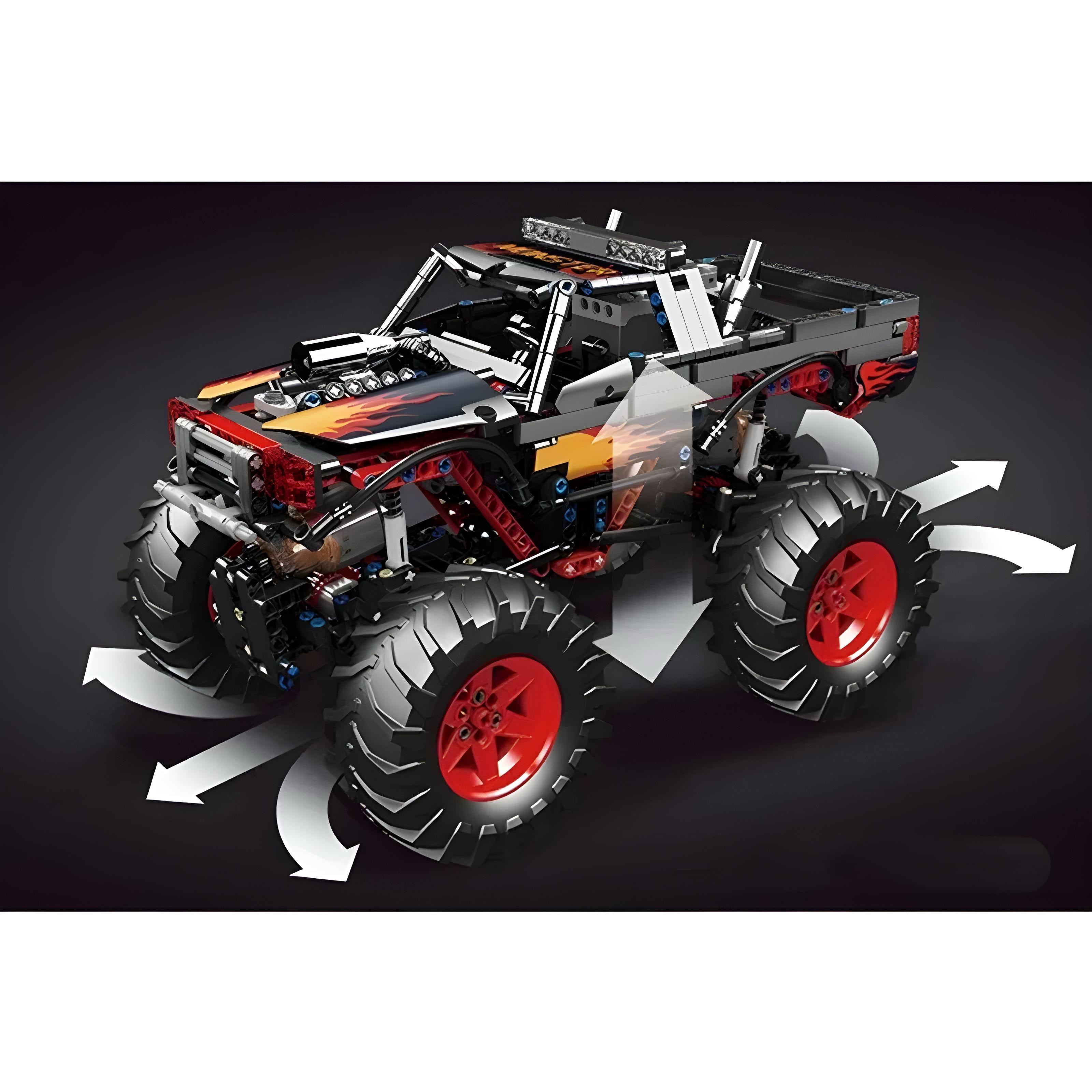 REMOTE CONTROLLED MONSTER TRUCK | 889PCS