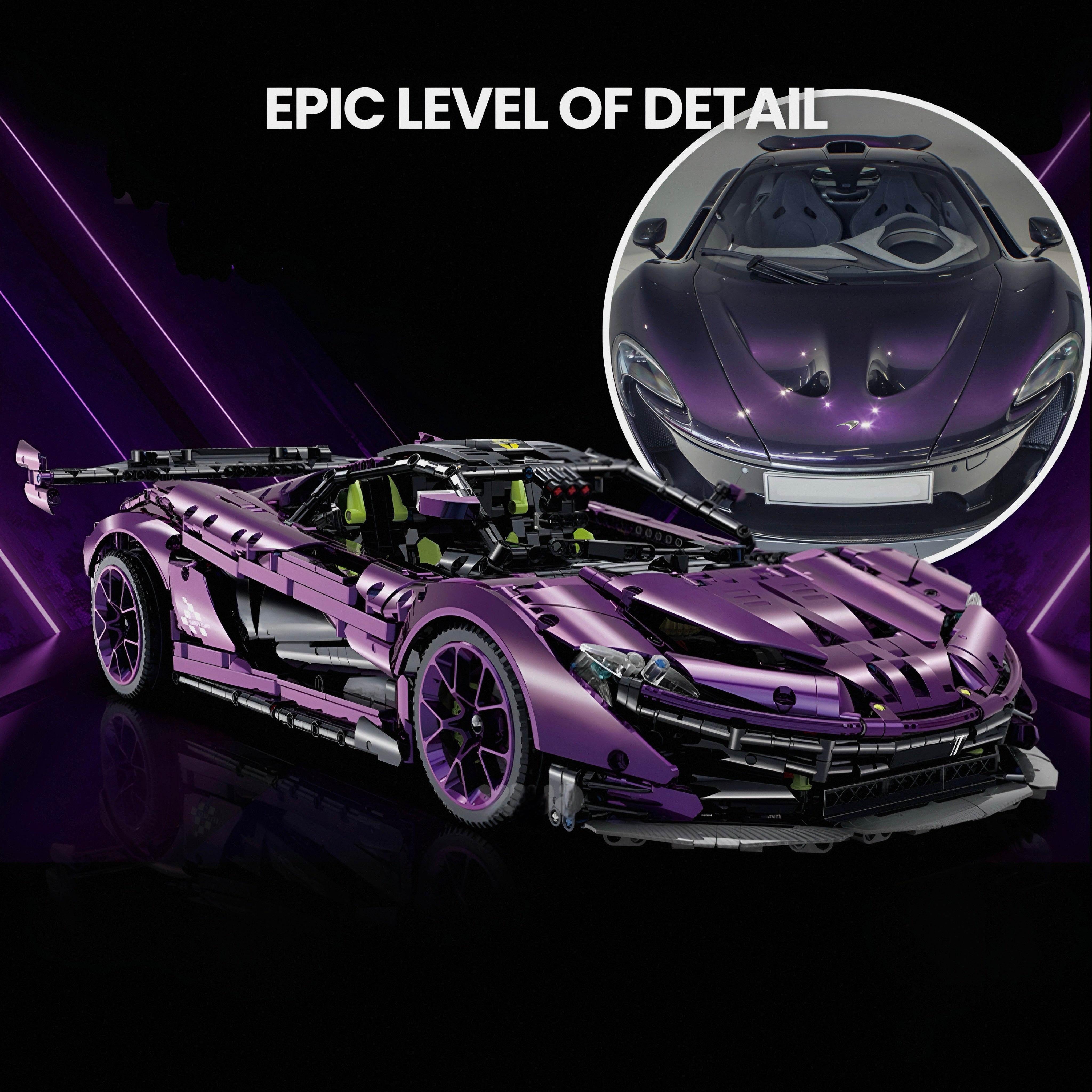 SATIN PURPLE P1 GTR | 3568PCS
