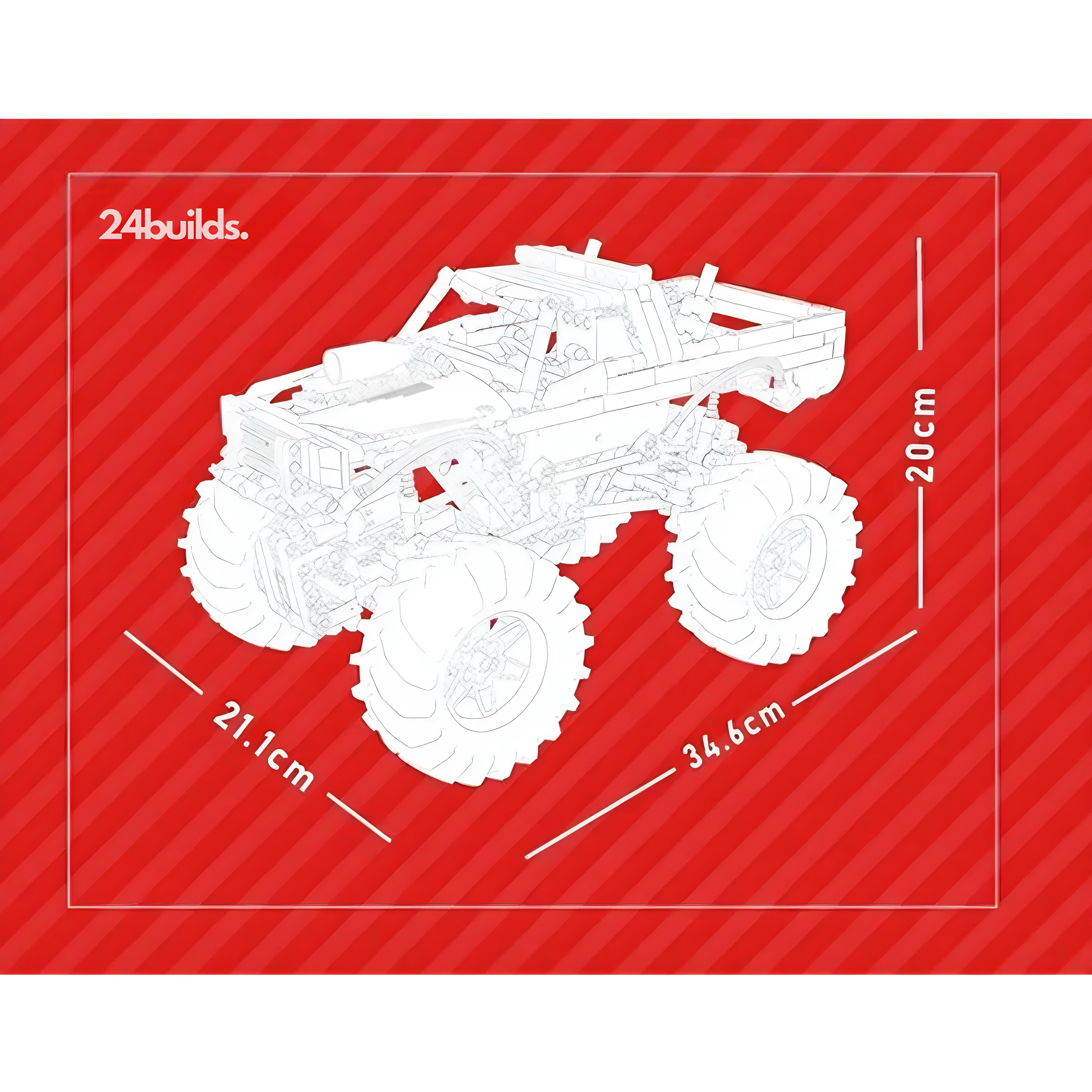 REMOTE CONTROLLED MONSTER TRUCK | 889PCS