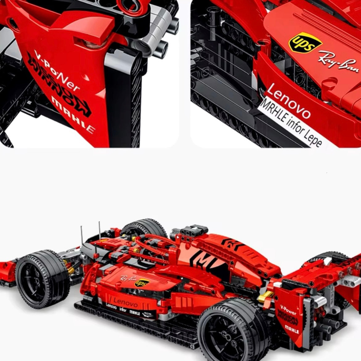 Ferrari SF90 F1 Model Kit | 1200 Pieces