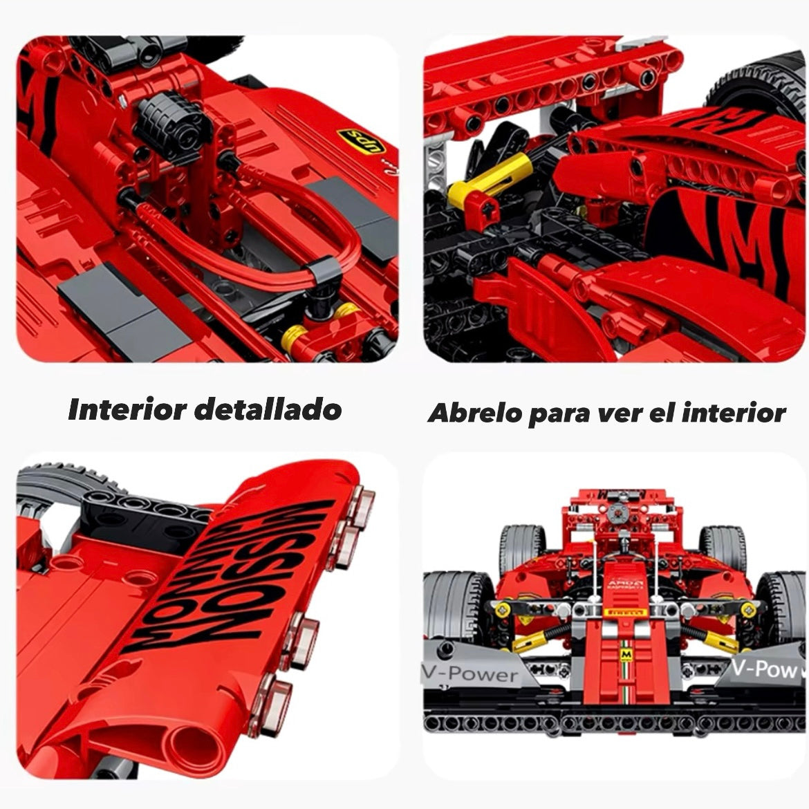 Ferrari SF90 F1 Model Kit | 1200 Pieces