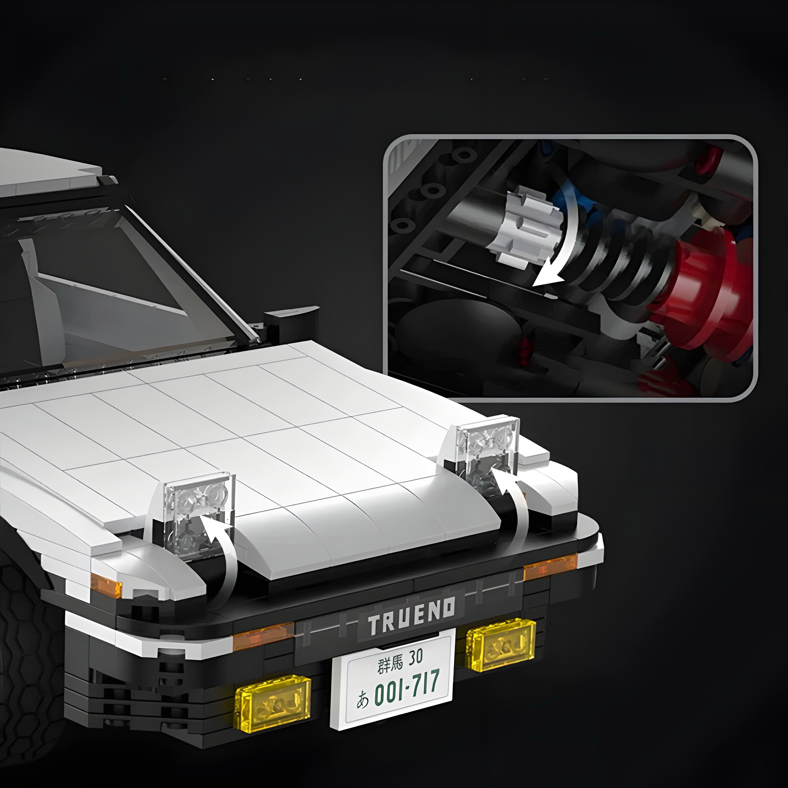 INITIAL D TOYOTA AE86 | 1324PCS