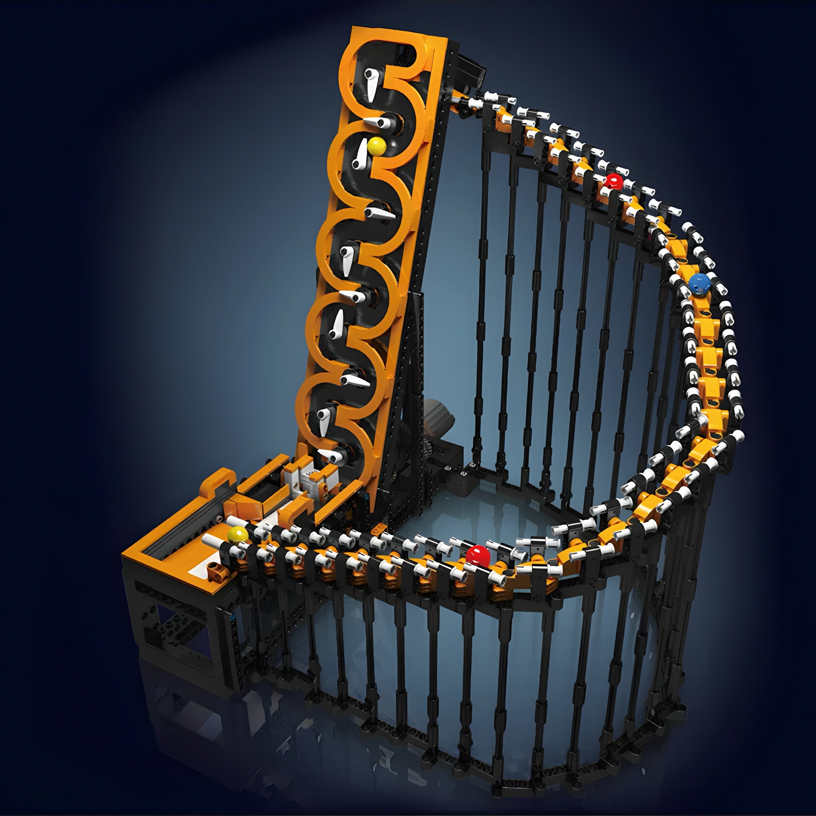 MOTORISED GBC HARP TRACK MARBLE RUN | 1510PCS