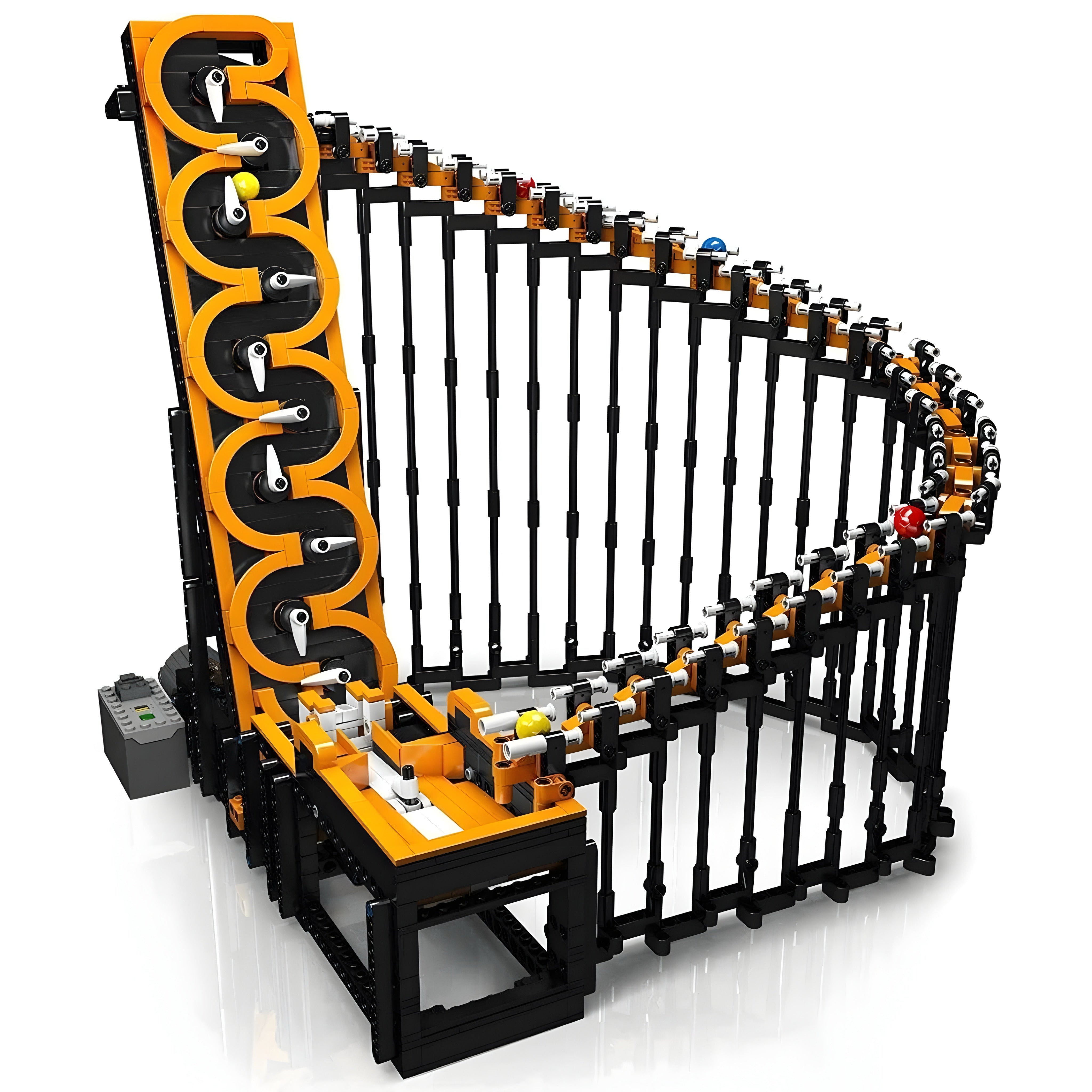MOTORISED GBC HARP TRACK MARBLE RUN | 1510PCS