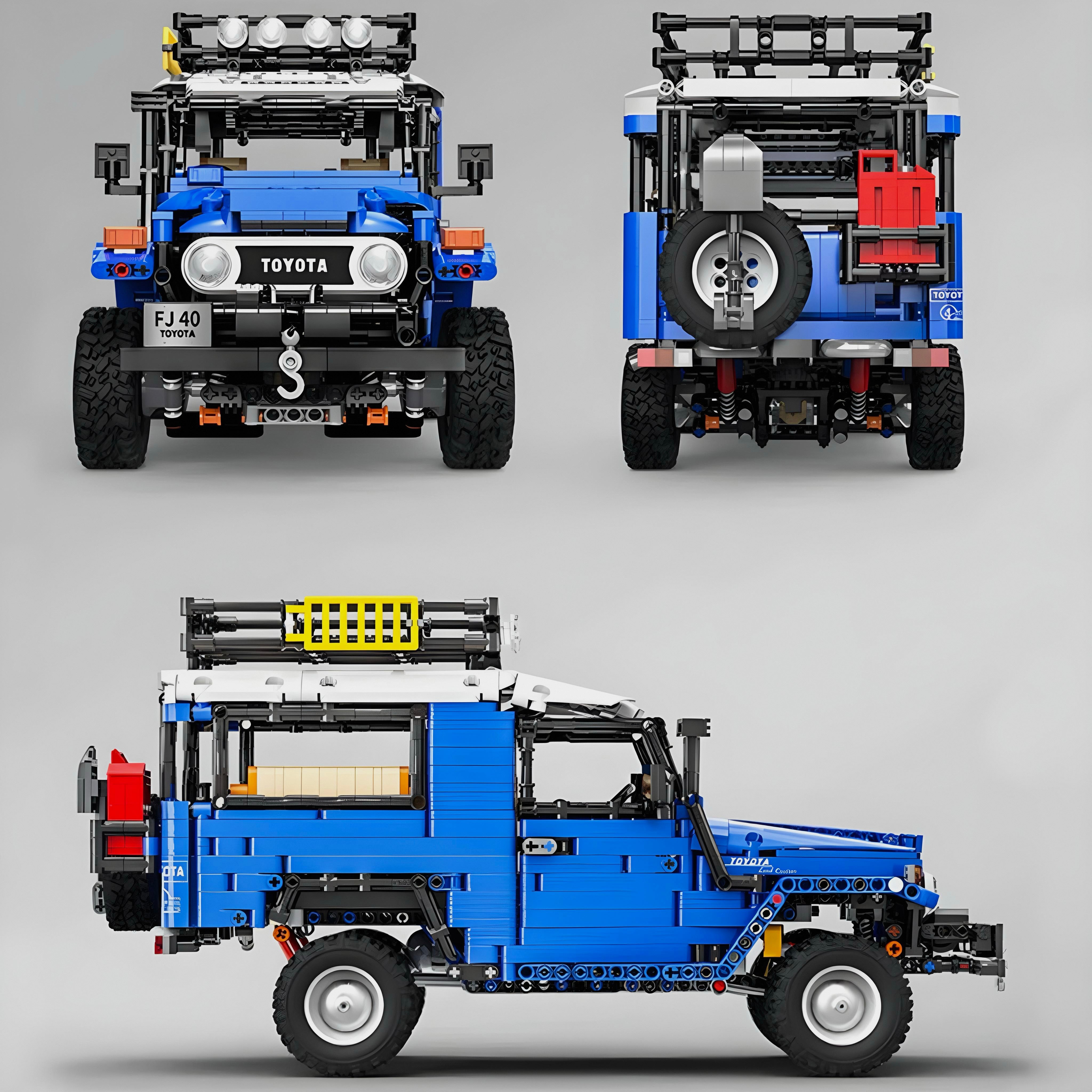 REMOTE CONTROLLED FJ40 LAND CRUISER | 2101PCS