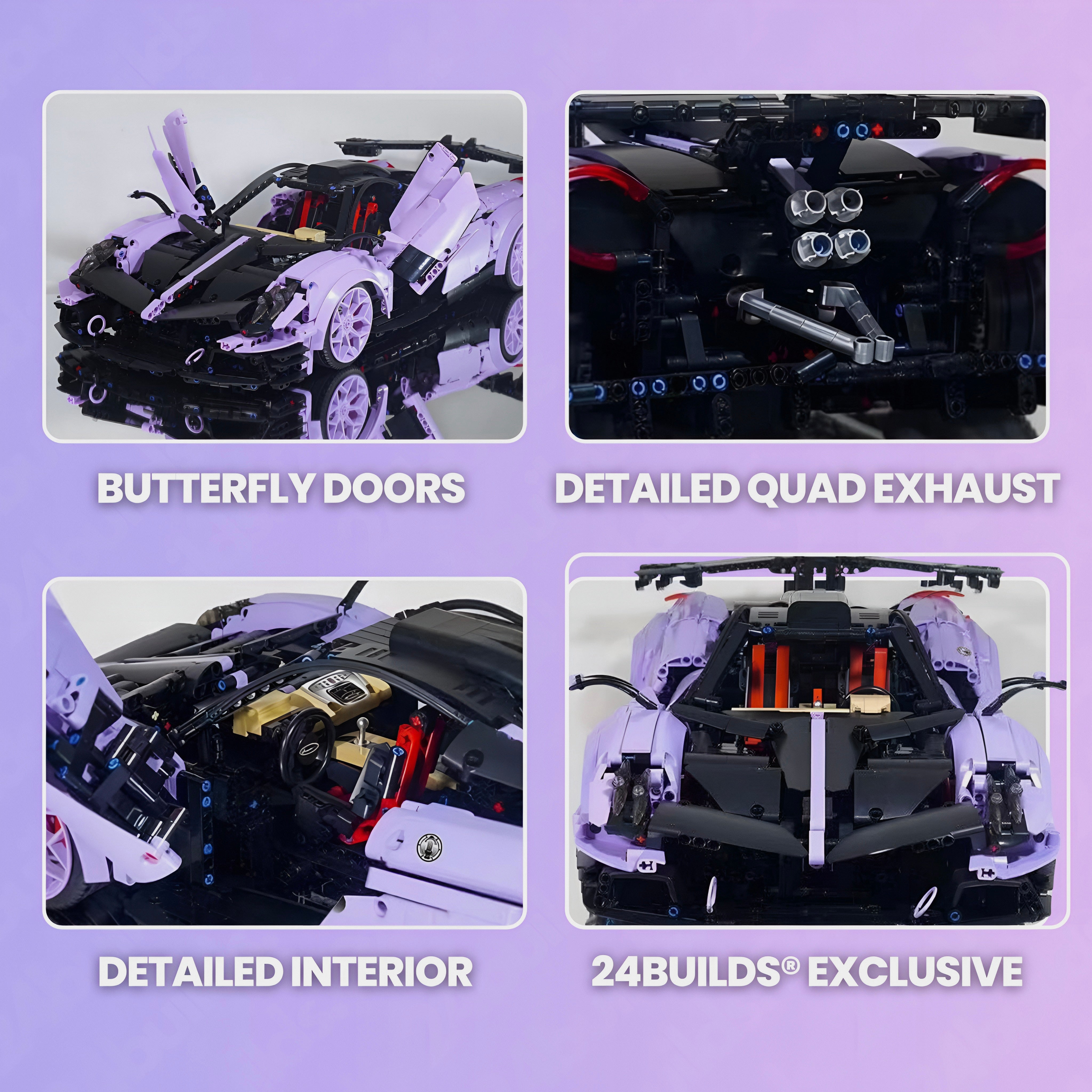 VIOLET EDITION ITALIAN HYPERCAR | 3430PCS
