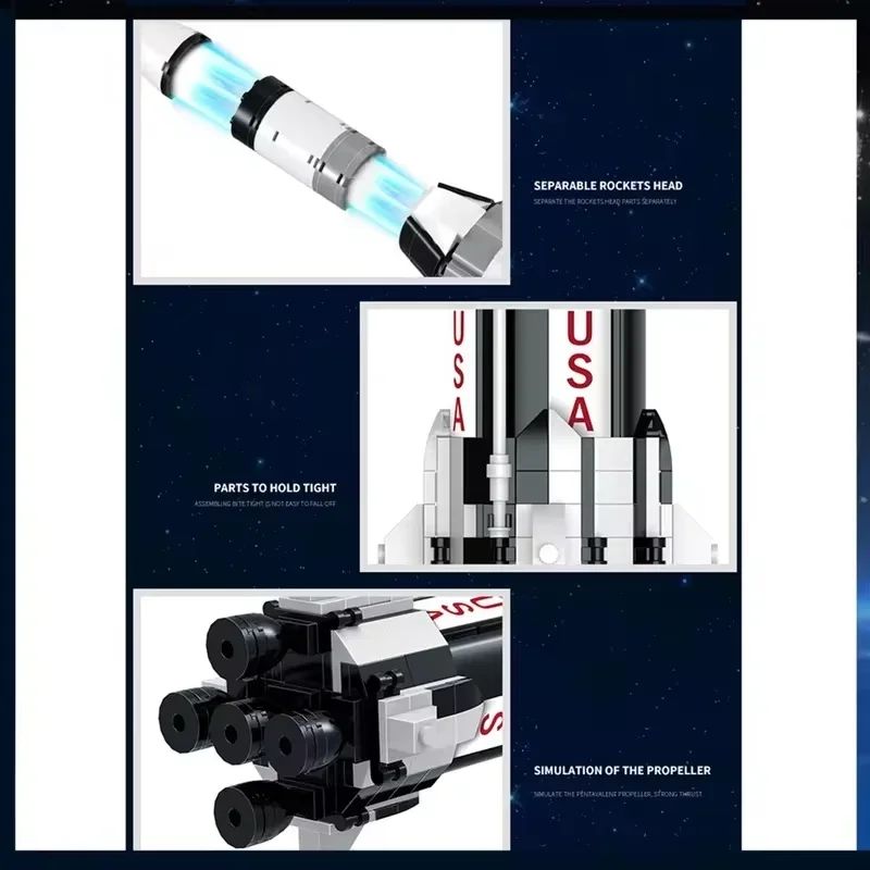Apollo 5 - AS-204 Saturn V (1969 pieces)
