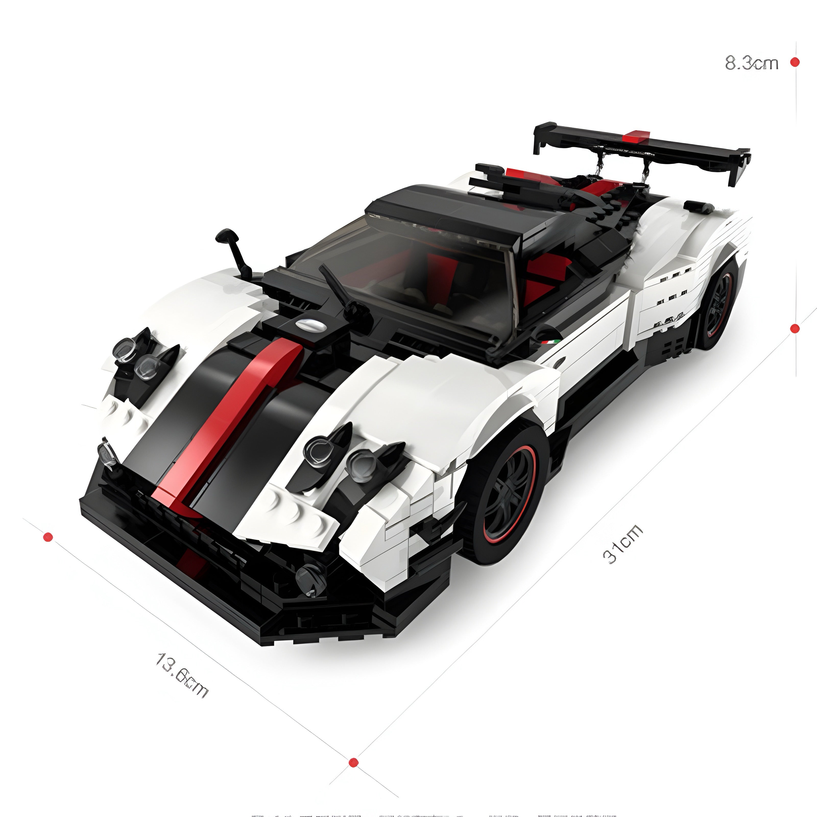 PAGANI ZONDA ZINQUE | 1018PCS
