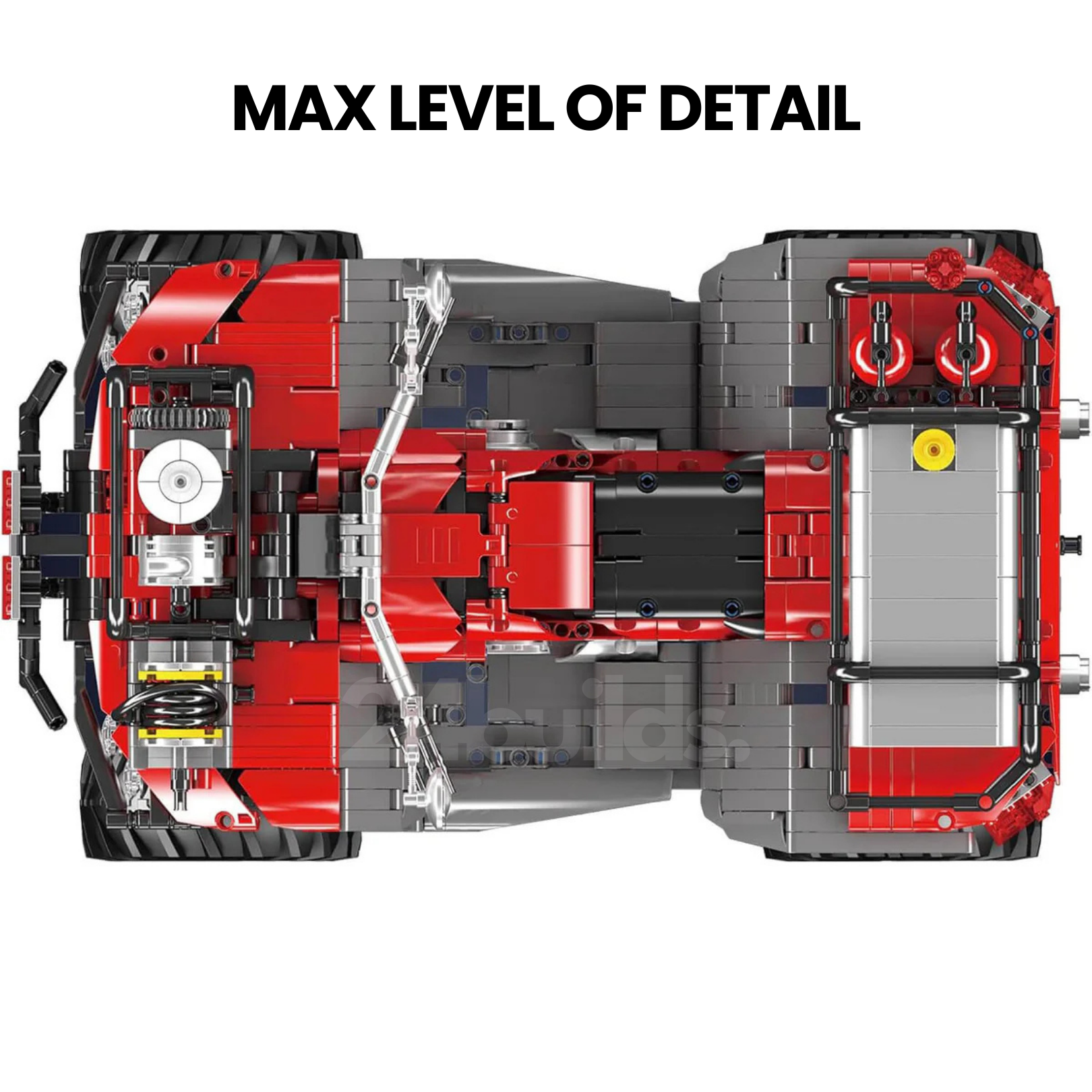 REMOTE CONTROLLED FIRE RESCUE ATV | 2102PCS